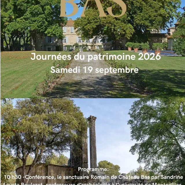 Journées du Patrimoine à Château Bas, Vernègues_Vernègues