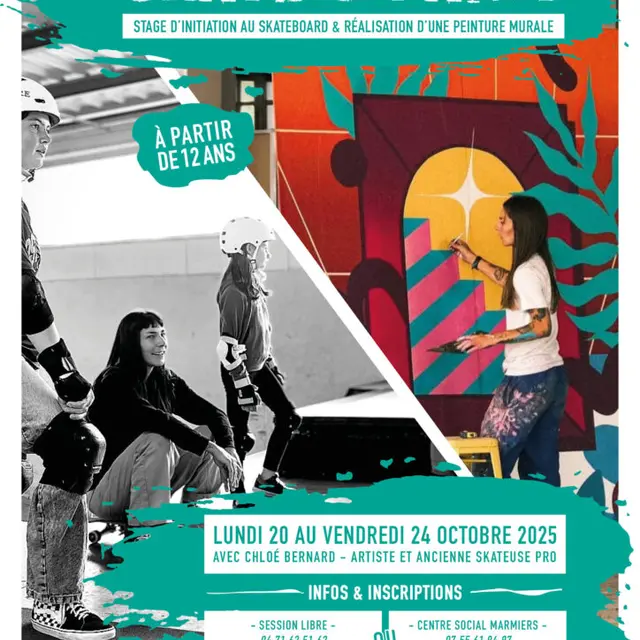 Stage skate & paint avec Session libre_Aurillac