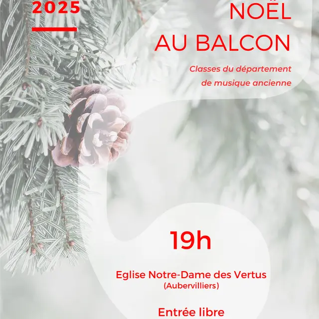 Concert  - Noël au balcon_Aubervilliers