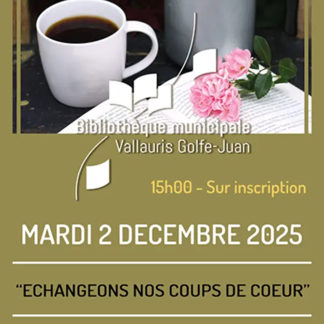 Café -Lecture_Vallauris Golfe - Juan