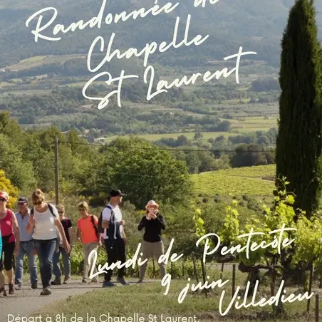 Randonnée de la Chapelle St Laurent_Villedieu