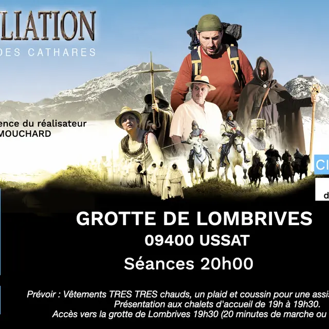 Ciné-rencontre .à la grotte de Lombrives_Ussat