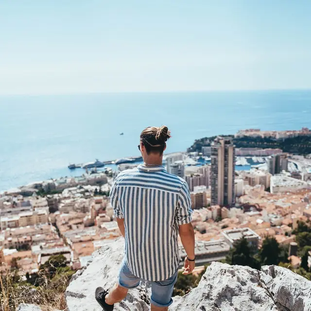 Vue sur Beausoleil et Monaco depuis La Turbie