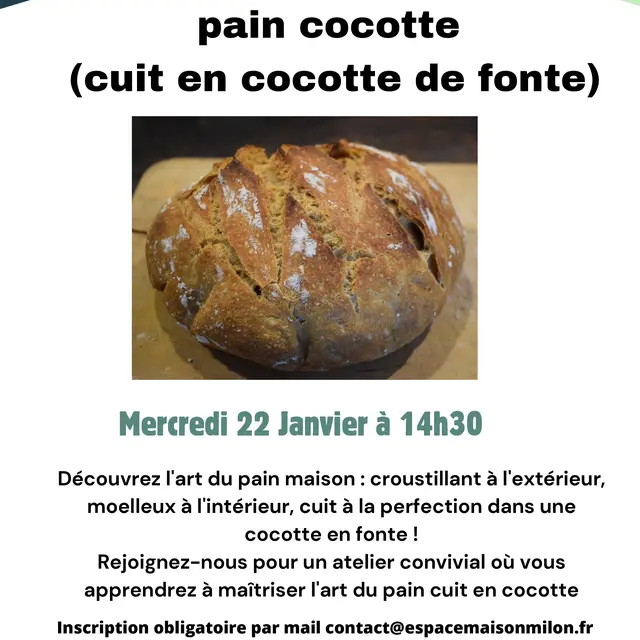 Atelier pain cocotte_Grillon