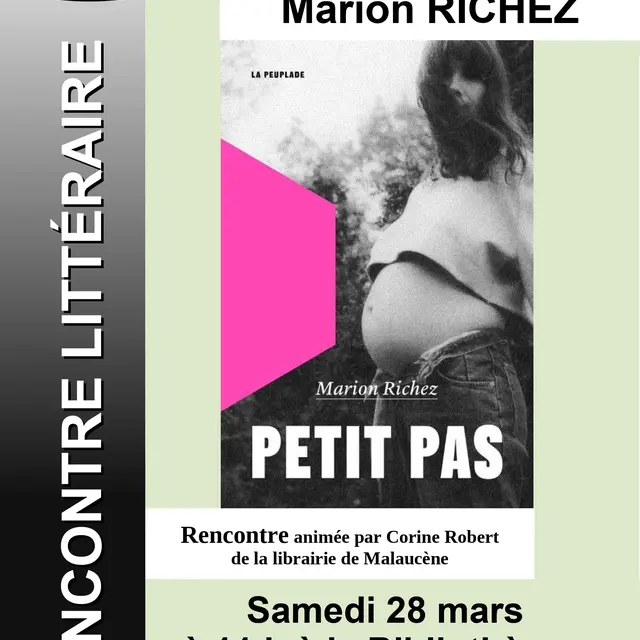 Rencontre littéraire avec Marion Richez -Lire à Mollans_Mollans-sur-Ouvèze
