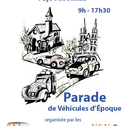 Affiche Parade de véhicules d’époque
