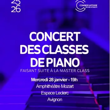 Concert des classes de piano_Avignon