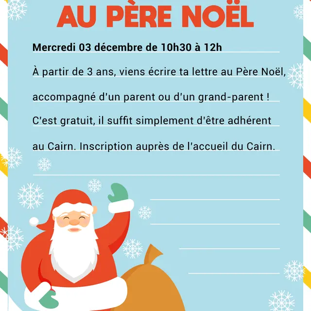 Ecris ta lettre au Père Noël_Annecy