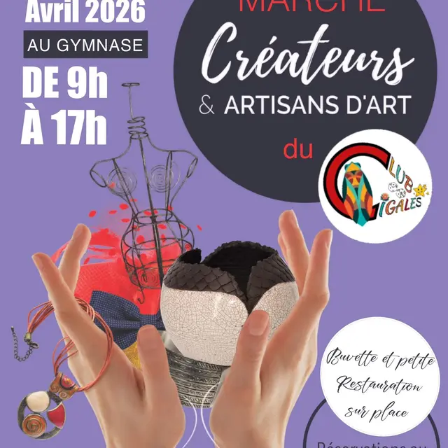 Marché créateurs et artisans d'art_Sainte-Anastasie-sur-Issole