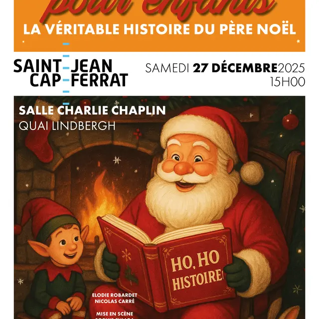 Théâtre pour enfants La Véritable histoire du Père Noël”_Saint-Jean-Cap-Ferrat