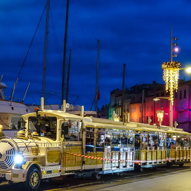 Petit train de Noël_Saint-Tropez
