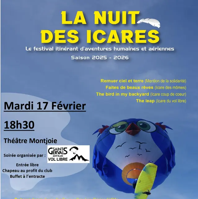 La Nuit des Icares - Festival itinérant d'aventures humaines et aériennes_Saint-Gervais-les-Bains