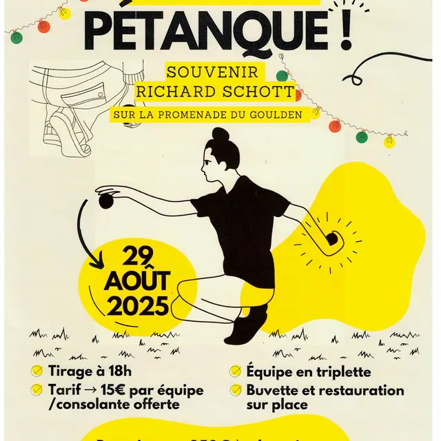 Concours de boules en nocturne  Souvenir Richard Schott_Breil-sur-Roya