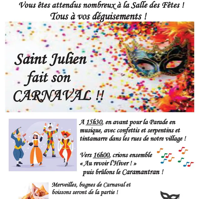 Saint Julien fait son Carnaval !_Saint-Julien-en-Beauchêne