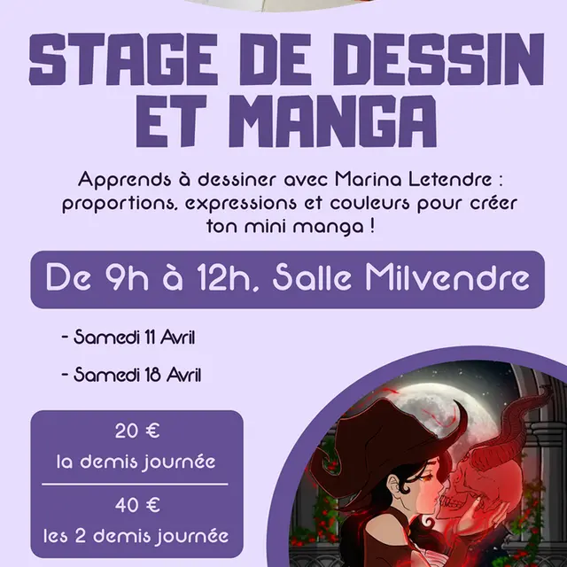 Stage de dessin et manga_Culoz-Béon