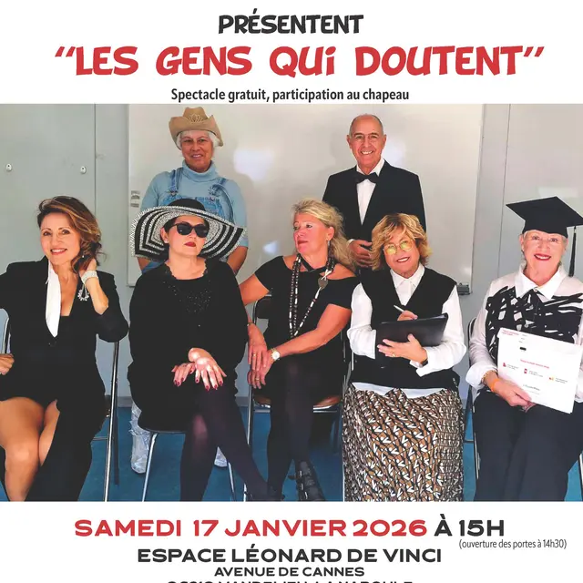 Les gens qui doutent - Troupe Les Tamalou'z_Mandelieu-La Napoule