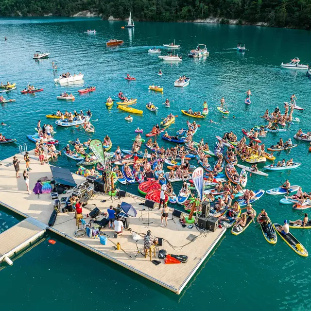 Concert flottant - Panorama tour_Rousset-Serre-Ponçon