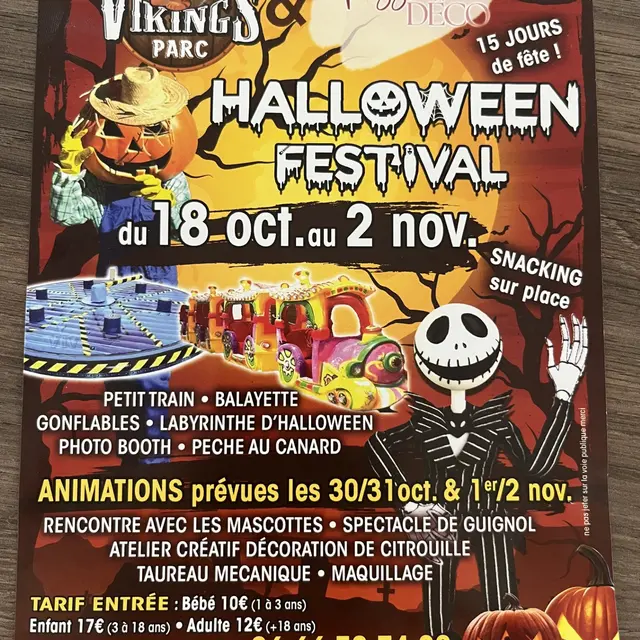 Animations Halloween - Vikings Parc_Montauroux