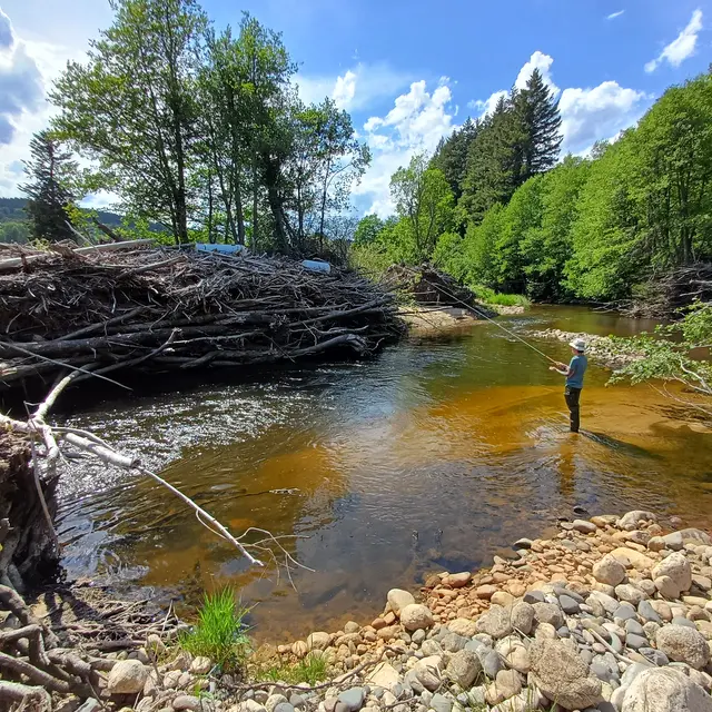 Moniteur guide de pêche D.E / Albert Vallet_Dunières