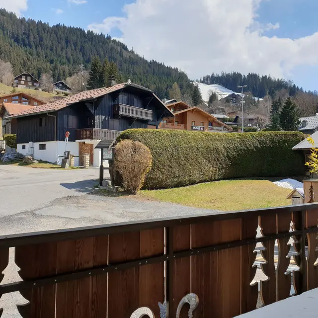 Vue du balcon printemps