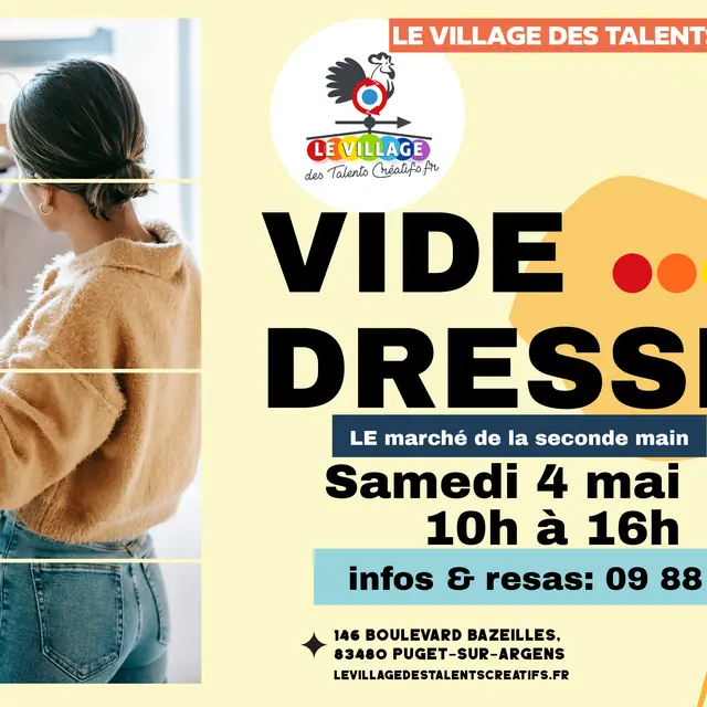 Vide dressing Village des Talents Créatifs