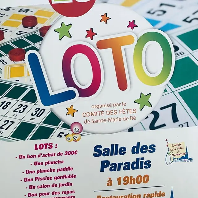 Loto du Comité des Fêtes_Sainte-Marie-de-Ré