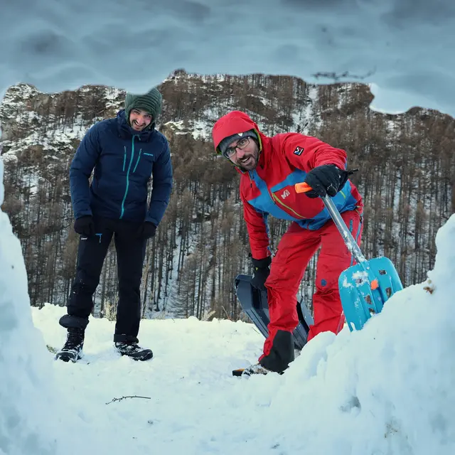 Weekend itinérance raquettes et bivouac avec Théotour_Villar-d'Arêne