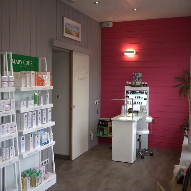 Espace vente et manucure