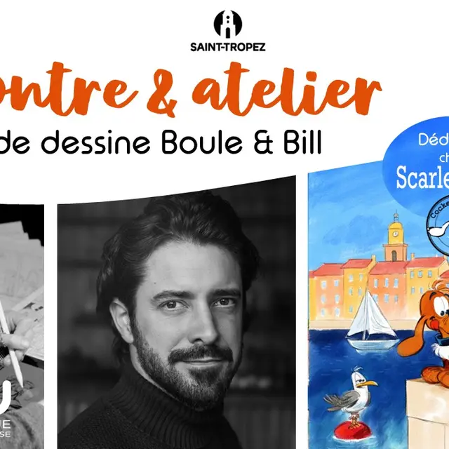 Rencontre & atelier : Jean Bastide dessine Boule & Bill_Saint-Tropez