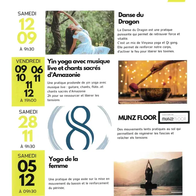 Yin yoga, musique live et chants sacrés d'Amazonie avec Nadège Bressy_Vaison-la-Romaine