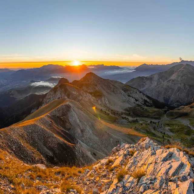 Montée au sommet du Piolit dans le Champsaur