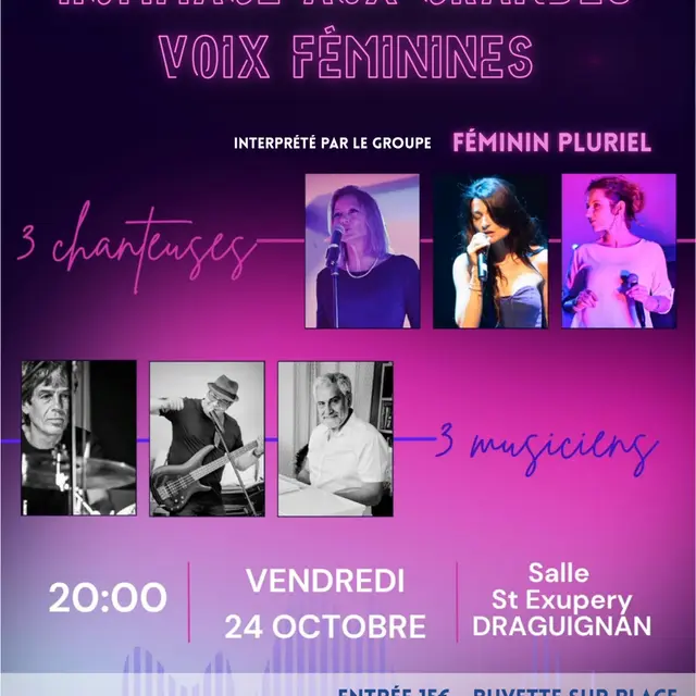 Concert Hommage aux grandes voix féminines_Draguignan