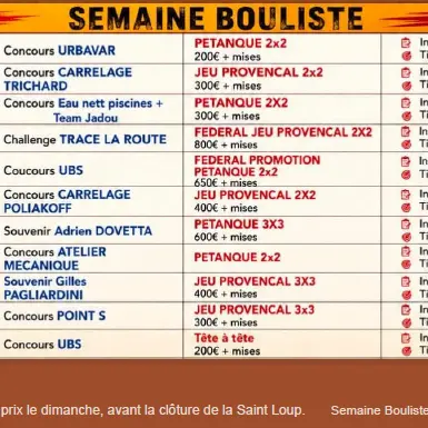 Semaine bouliste_Salernes