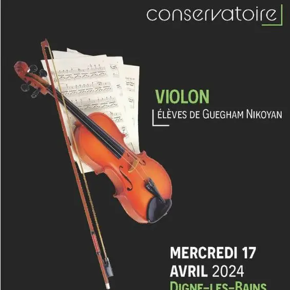Affiche Audition de violon