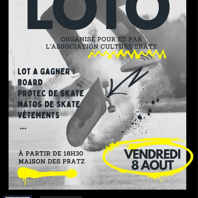 Loto par Culture Skate_Saint-Gervais-les-Bains