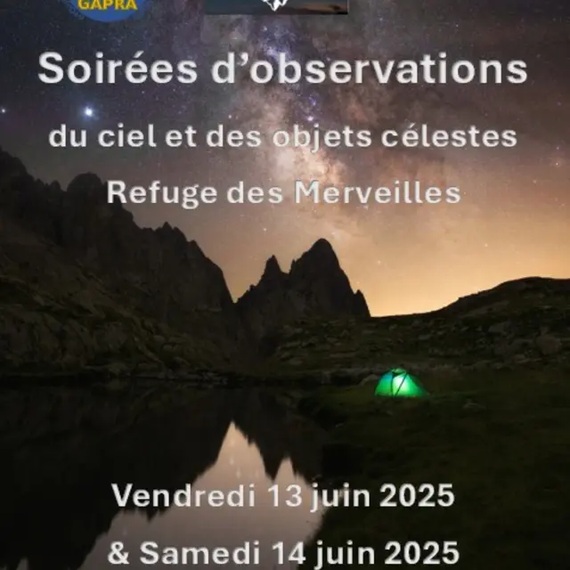 Soirées d'observations du ciel et des objets célestes_Tende