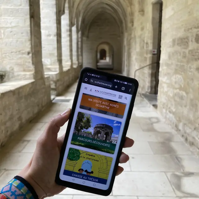 Chasse au trésor en famille sur application Le trésor de Marcel et Annie_Villeneuve-lez-Avignon