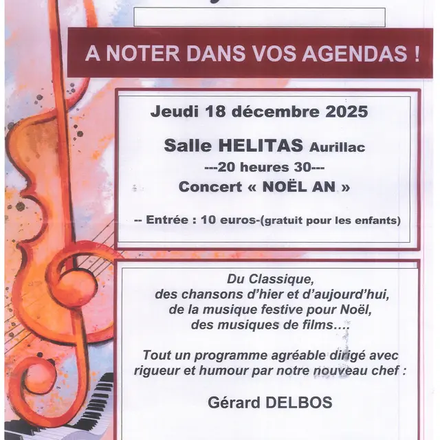 Concert noël An_Aurillac
