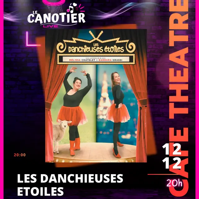 Live café Théâtre : Les Danchieuses Etoiles_Aurillac