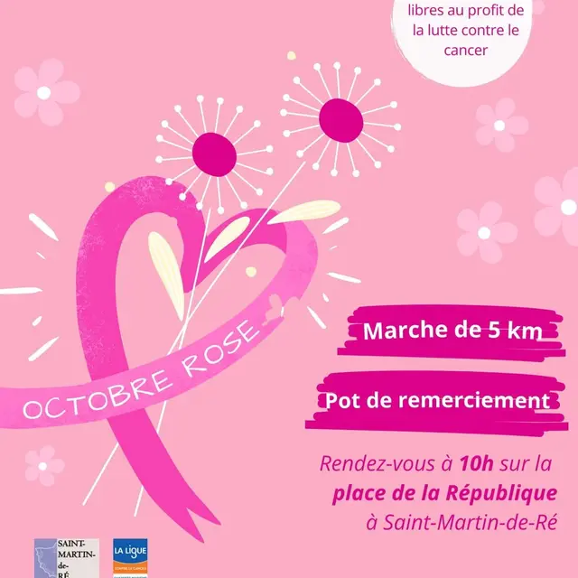 Octobre Rose – Marche Rose_Saint-Martin-de-Ré