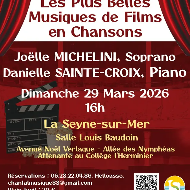 Concert - Les plus belles musiques de films en chansons_La Seyne-sur-Mer