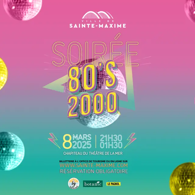 Soirée années 80 à 2000