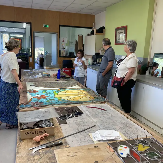 Journées du patrimoine | Portes ouvertes de l'atelier Christine Charbonnel Meilleur Ouvrier de France en vitraux d’art_Saint-Pierre-en-Faucigny