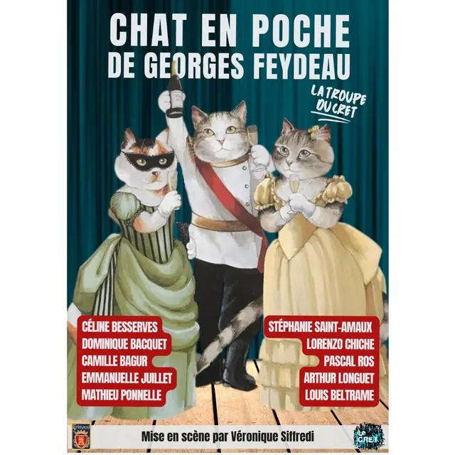 Pièce de théâtre Le chat en poche_Cogolin