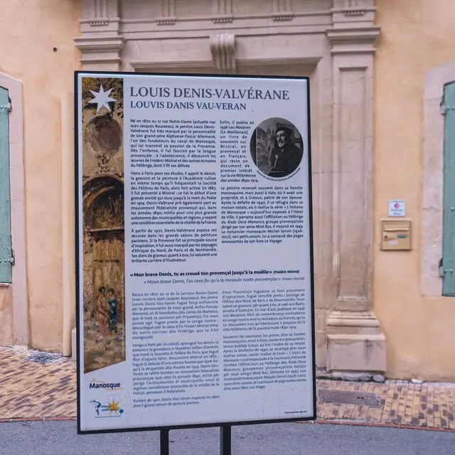 Plaque Denis Louis Valvérane