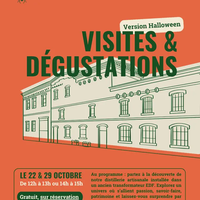 Visite et dégustations à la Distillerie du Bugey - Version Halloween