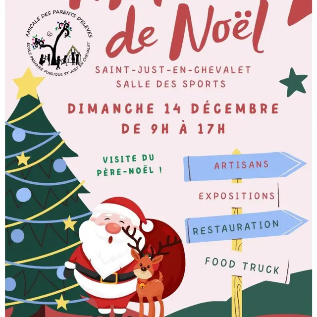 Marché de Noël APE Ecole publique St Just en Chevalet_Saint-Just-en-Chevalet