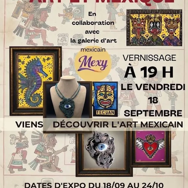Exposition peinture art et Mexique_Marseille
