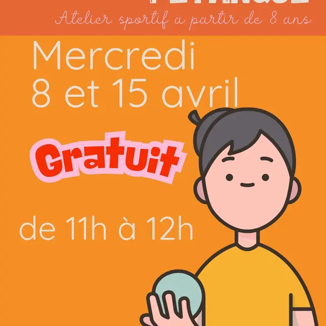 Atelier sportif Découverte de la pétanque pour les plus de 8 ans_Ceyzérieu