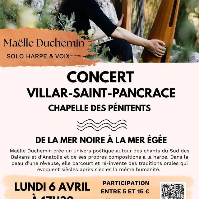 Solo harpe et voix Maëlle Duchemin